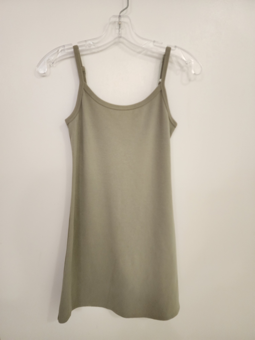 American Eagle Outfitters Olive Green Cotton Tank Top